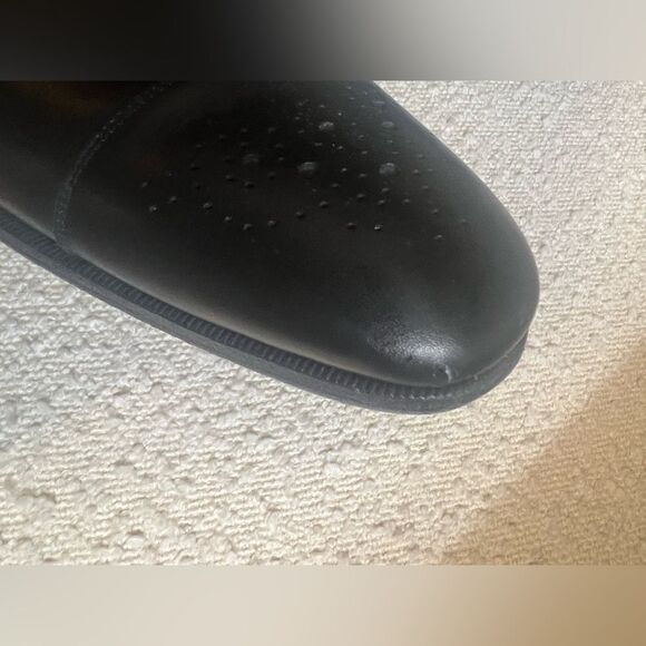 Tom Ford mens Black Leather Double Monk Strap Shoes size 13 main image 4